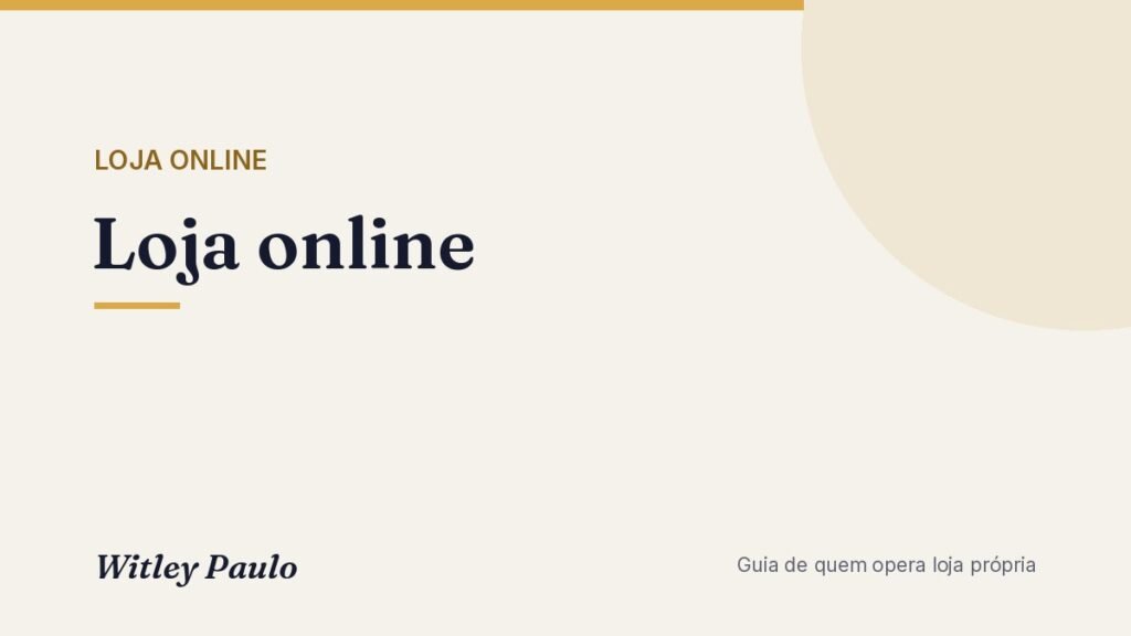 Loja online: guia completo para criar, escolher canal e vender