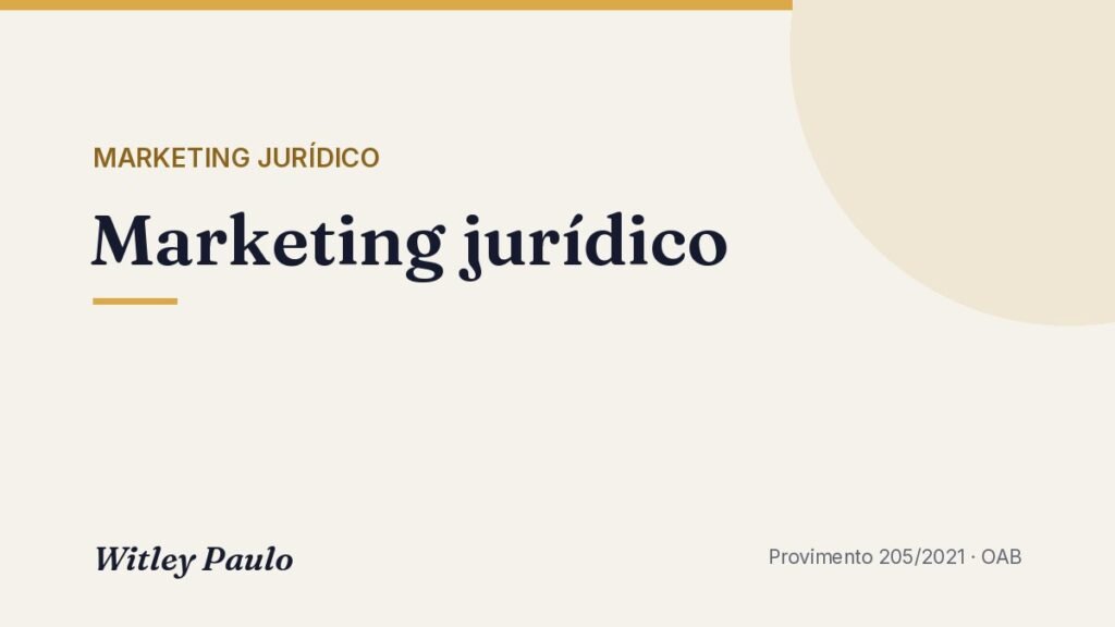 Marketing jurídico: guia completo do que a OAB permite e proíbe