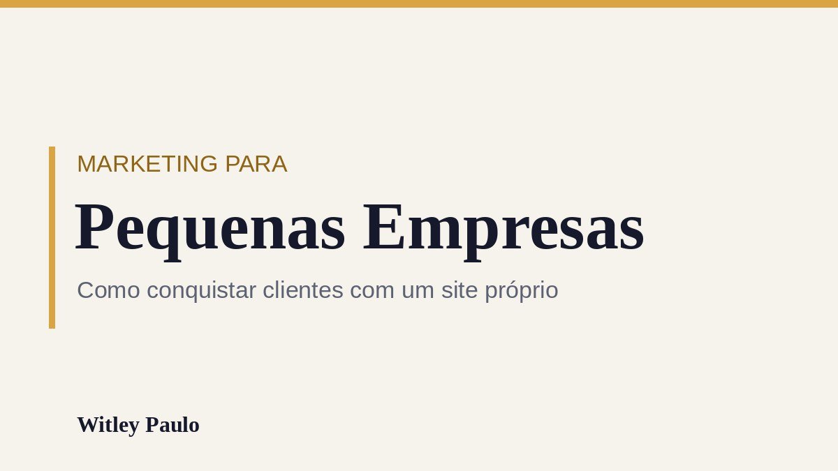 Marketing para pequenas empresas: guia prático para MEI e negócio local