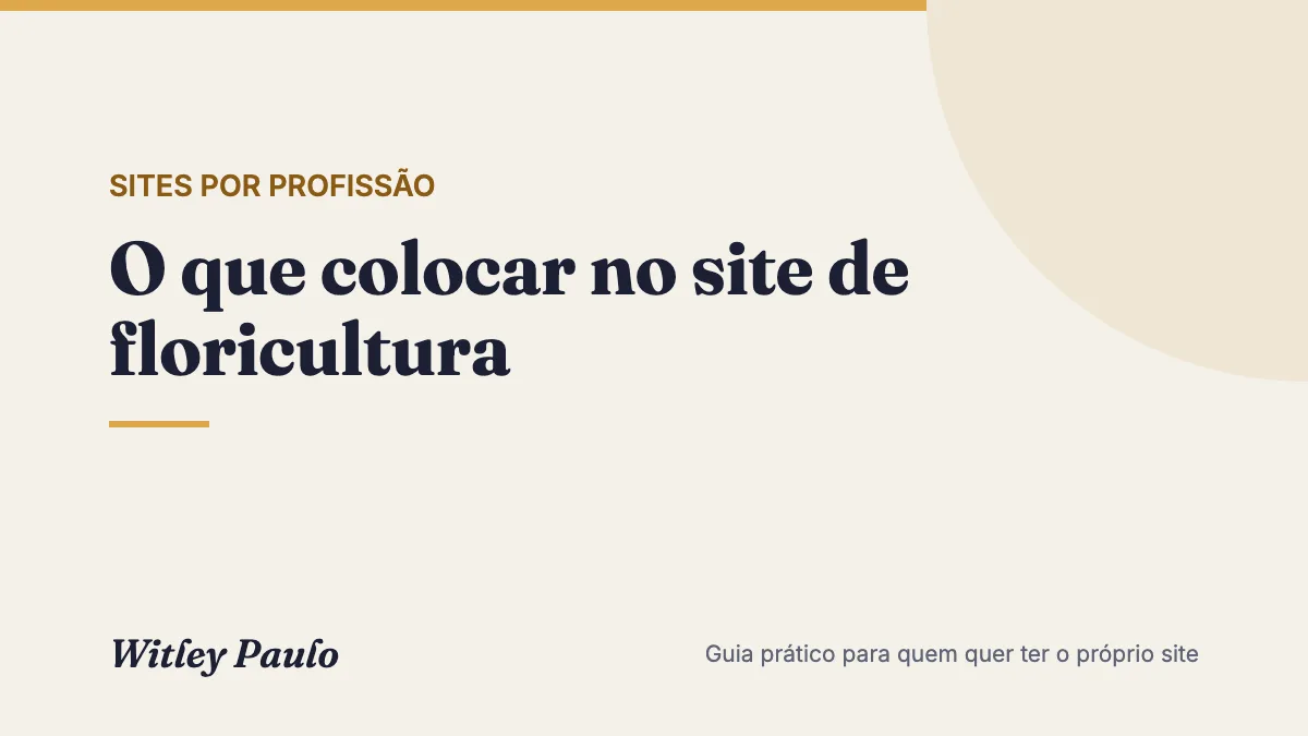 O que colocar no site de floricultura: arranjos, entrega e pedido