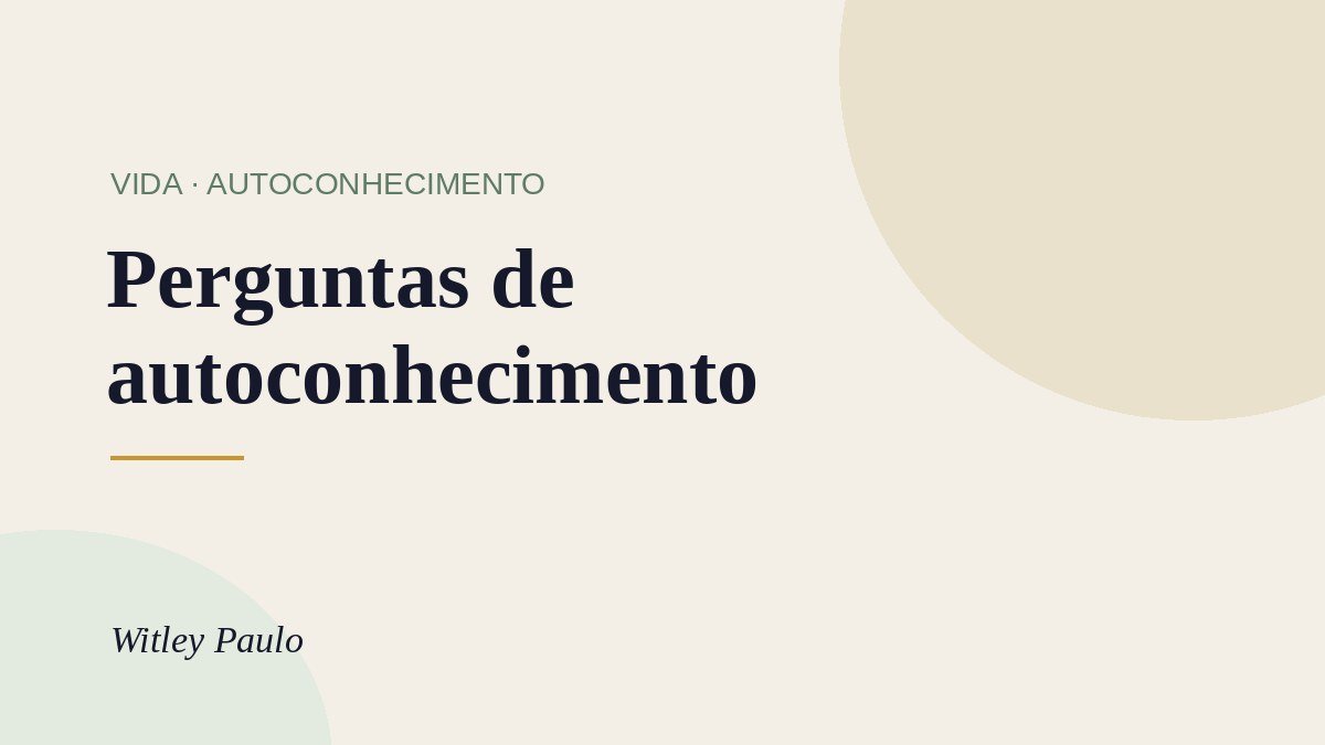 Perguntas de autoconhecimento: 40 perguntas para se enxergar de verdade
